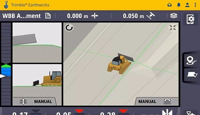 Software de movimiento de tierras de Trimble