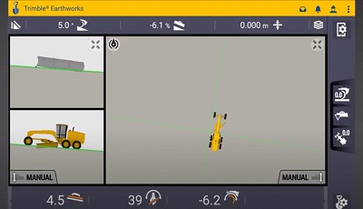 Software de movimiento de tierras de Trimble